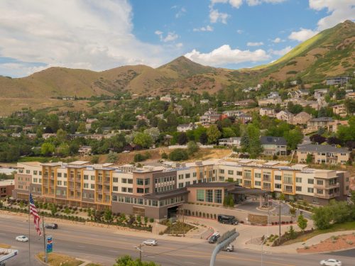 The Ridge Foothill aerial view